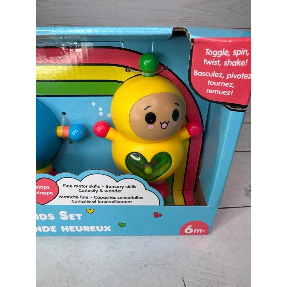 Fisher Price Happy‎ World Friends Baby Toy Set HDG95 Infant Sensory NEW